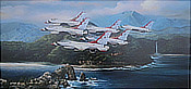 Pacific Thunder - Die Thunderbirds - Luftfahrtkunst von Rick Herter